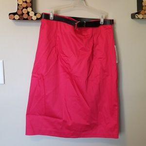 NWT red pencil skirt size 8